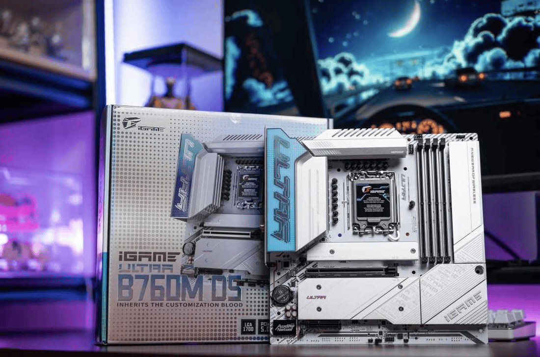 七彩虹 iGame B760M ULTRA Z D5 背插主板开售：首发价 1099 元