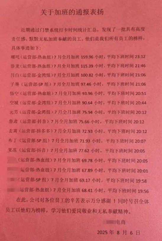 上海一公司通报加班表扬名单<strong></p>
<p>狗币价格</strong>，最高时长近160小时，工作人员称非强制，需申请会有加班费