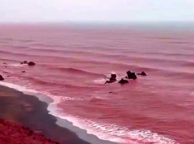 罕见!伊朗霍尔木兹岛遭遇强降雨<strong></p>
<p>数字化货币</strong>,部分海域变成“血色海洋”