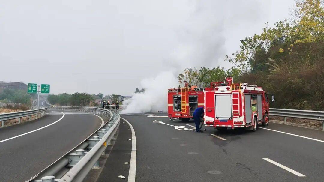 四川高速上一汽车突发自燃!车内两人闻到异味后果断弃车<strong></p>
<p>数字化货币</strong>,成功逃生